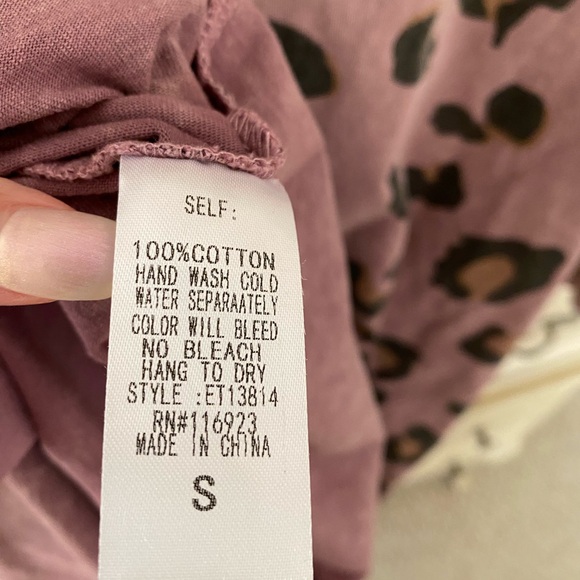 Vici Leopard Pocketed T-Shirt Dress - Picture 5 of 5